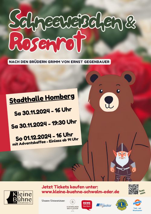 Schneeweißchen und Rosenrot - Weihnachtsmärchen 2024